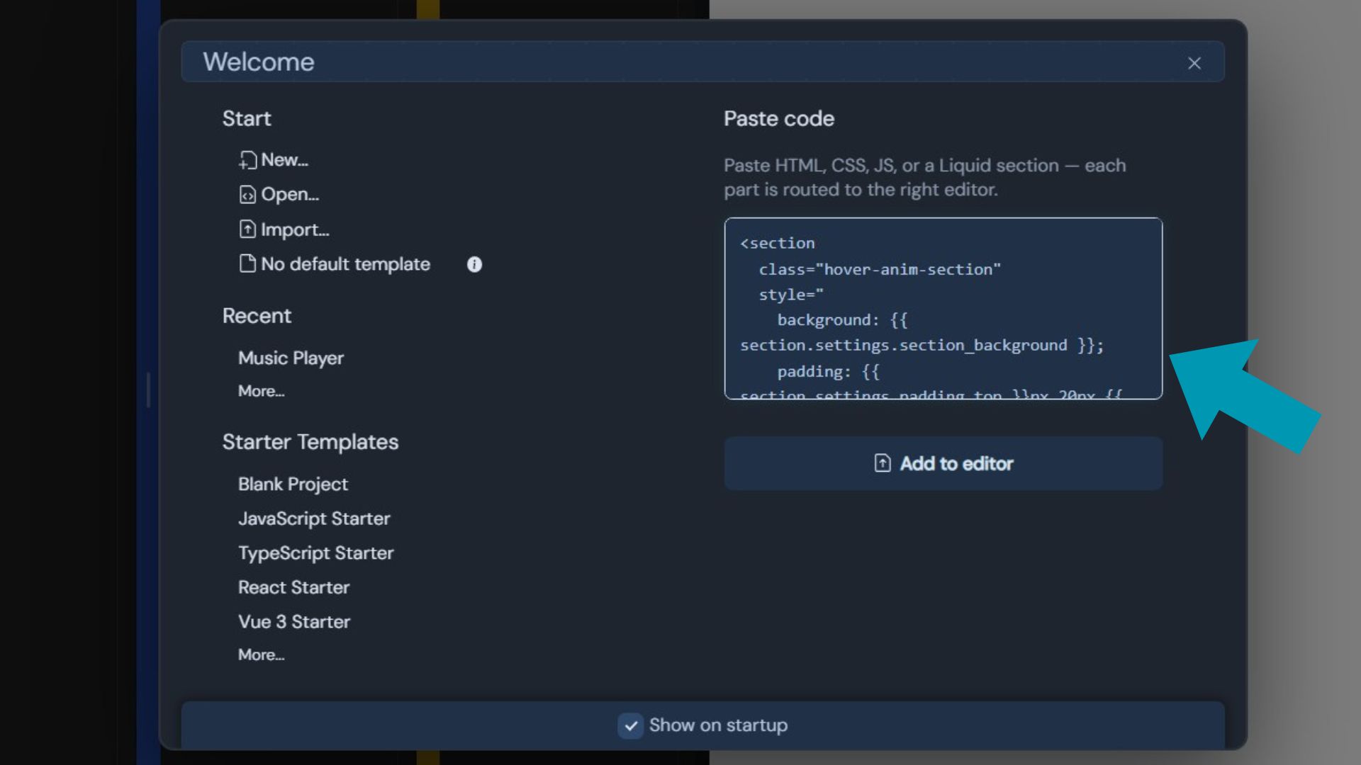 Creating a Shopify widget